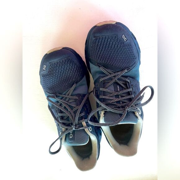 On Running  CLOUDSTRATUS Size W6 Navy Blue Athletic Shoes;GREAT CONDITION! - Picture 10 of 16